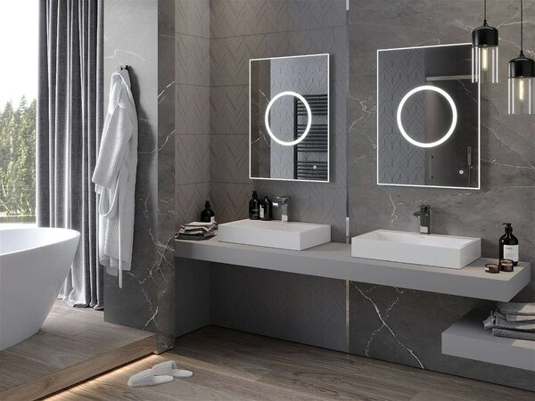 Mexen Koga LED Fürdőszobai Tükör - 60x80 cm