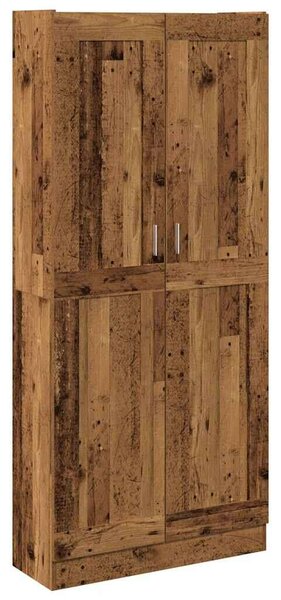 VidaXL antik fa színű szerelt fa magasszekrény 82,5 x 30,5 x 185 cm