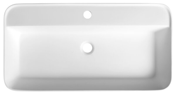 Sapho Sapho, BRAHEA mosogató, Rockstone, 75x39 cm, fehér matt, BE775