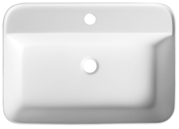 Sapho Sapho, BRAHEA mosogató, Rockstone, 55x39 cm, fehér matt, BE755