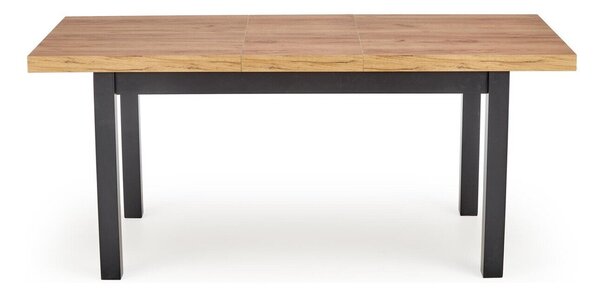 Asztal Houston 559, 76x80cm, Fekete, Craft tölgy, Bükkfa