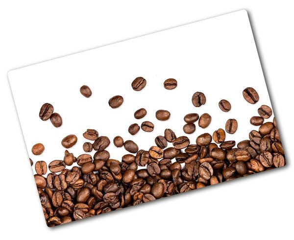 Edzett üveg vágódeszka Minőségi kávébab