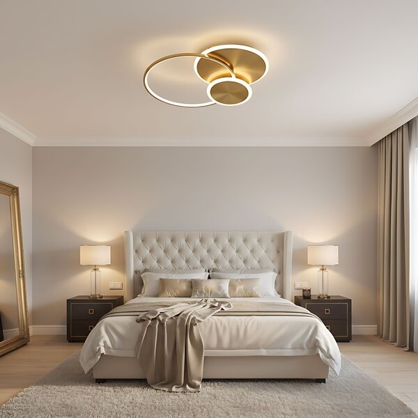 Mennyezeti lámpa APP1711-C Brush Gold LED