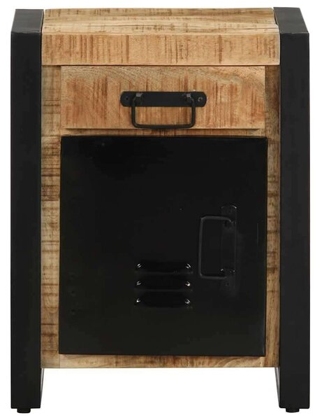 VidaXL Éjjeli szekrény 40x30x50 cm tömör durva fa mangó