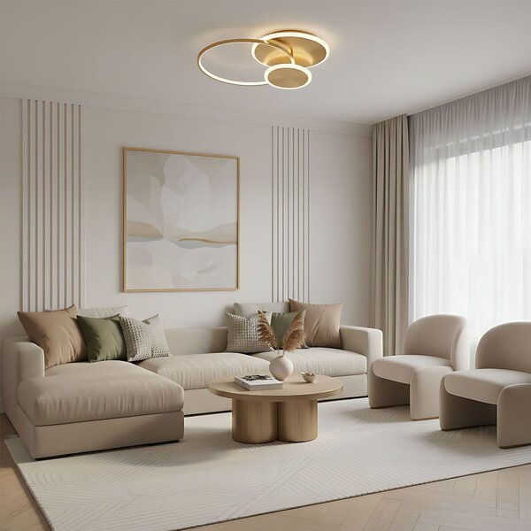 Mennyezeti lámpa APP1711-C Brush Gold LED