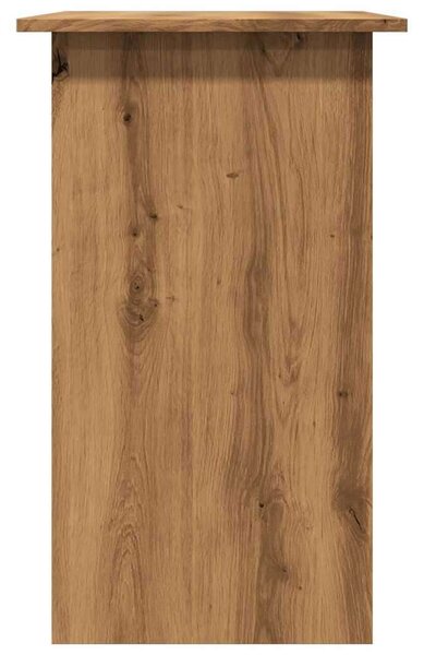 VidaXL kézműves tölgy színű szerelt fa íróasztal 80 x 45 x 74 cm