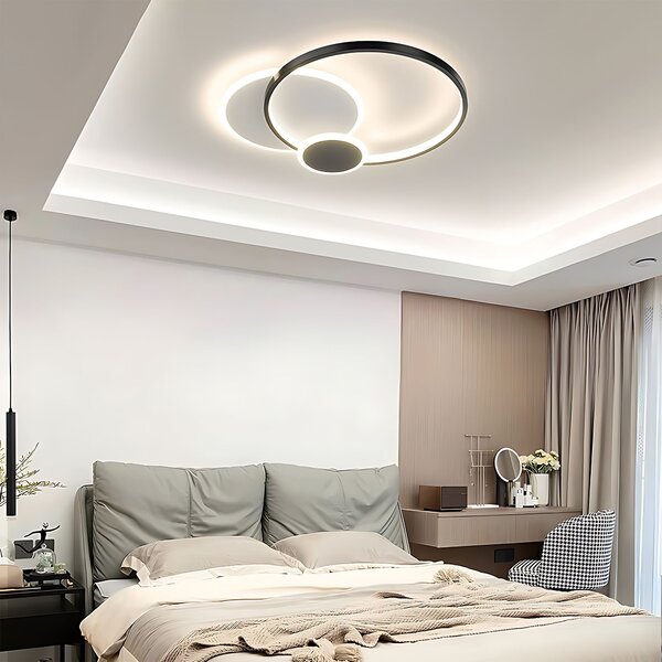 Mennyezeti lámpa APP1709-C Black LED