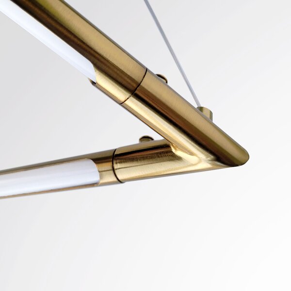 Mennyezeti lámpa LED APP1776-CP Brush Gold