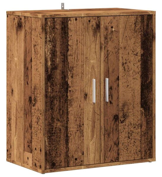 VidaXL antik fa színű szerelt fa cipősszekrény 60 x 35 x 70 cm