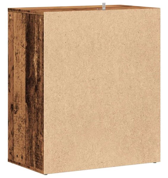 VidaXL antik fa színű szerelt fa cipősszekrény 60 x 35 x 70 cm