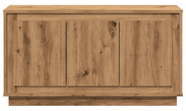 VidaXL kézműves tölgy színű szerelt fa tálalószekrény 102 x 35 x 55 cm