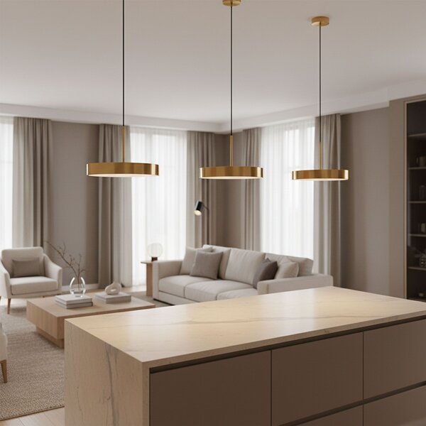 LED Lámpa APP1687-1CP 30CM BRUSH GOLD