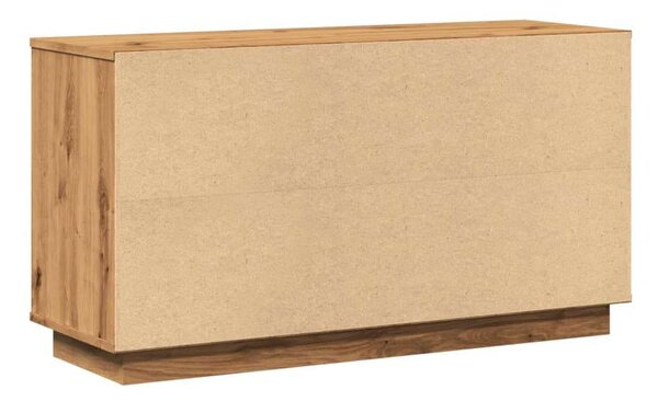 VidaXL kézműves tölgy színű szerelt fa tálalószekrény 102 x 35 x 55 cm