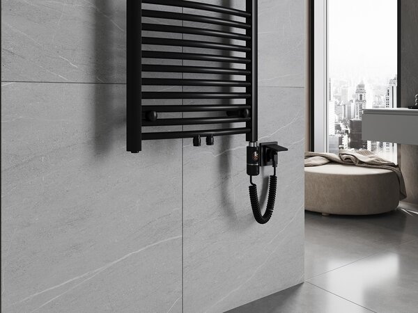 Mexen Ares, elektromos fűtőelem 1200x400 mm + fűtőrúd 600 W, fekete, W102-1200-400-2600-70