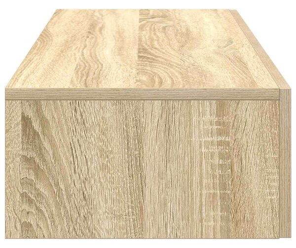 VidaXL Falipolc fiókokkal sonoma tölgy 100x36x19 cm műszaki fa