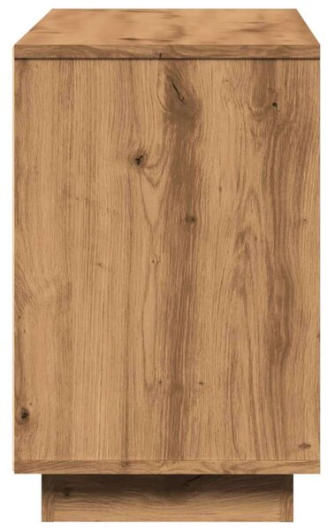 VidaXL kézműves tölgy színű szerelt fa tálalószekrény 102 x 35 x 55 cm