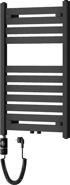 Mexen Uran, elektromos fűtőelem 800x500 mm + fűtőrúd 600 W, fekete, W105-0800-500-2600-70