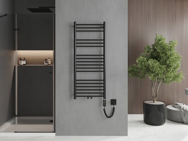Mexen Yodo, elektromos fűtőelem 1200x500 mm + fűtőrúd 600 W, fekete, W113-1200-500-2600-70