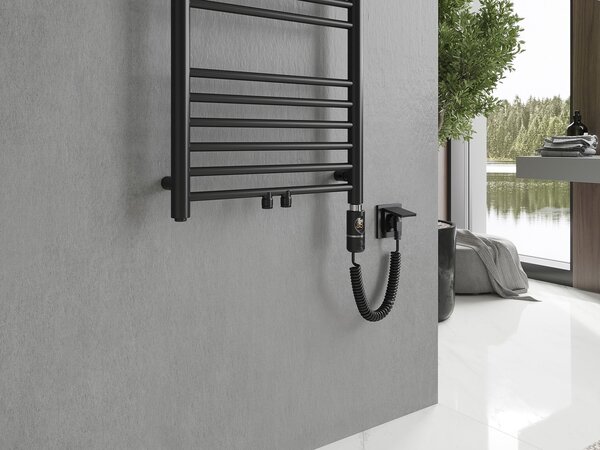 Mexen Yodo, elektromos fűtőelem 1200x500 mm + fűtőrúd 600 W, fekete, W113-1200-500-2600-70