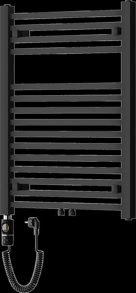 Mexen Pluton, elektromos fűtőelem 800x600 mm + fűtőrúd 600 W, fekete, W106-0800-600-2600-70