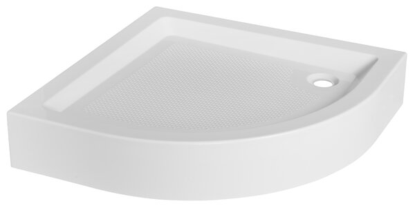 Invena Invena, BRODZIK PÓŁOKRĄGŁY 90X90 16 CM POLSKI SZIFON NÉLKÜL, INV-AK-80-093-P