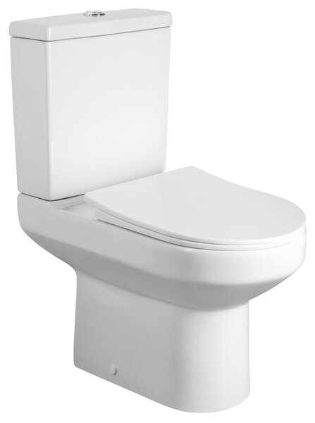 Aqualine Aqualine, VERMET WC kombitál, alsó/hátsó hulladék, fehér, VR038