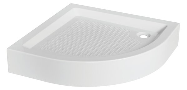 Invena Invena, BRODZIK PÓŁOKRĄGŁY 80X80 16 CM POLSKI SZIFON NÉLKÜL, INV-AK-80-083-P