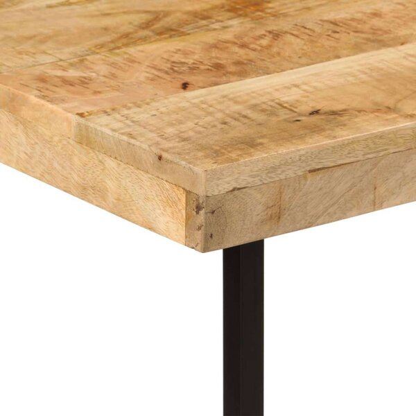 VidaXL íróasztal 165x110x77 cm tömörfa mangó és vas