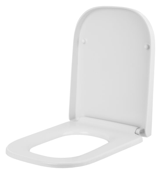 Gamma Lumino, WC-ülőke 445x345mm polipropilénből, lassan záródó, fehér, GAM-LUMINO