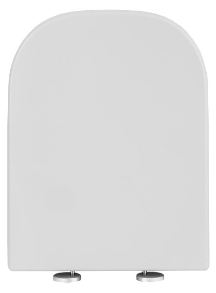 Gamma Lumino, WC-ülőke 445x345mm polipropilénből, lassan záródó, fehér, GAM-LUMINO