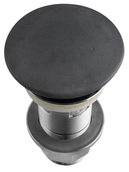 Sapho Sapho, Mosogató kimenet 5/4", click-clack, betondugó, antracit, FG916