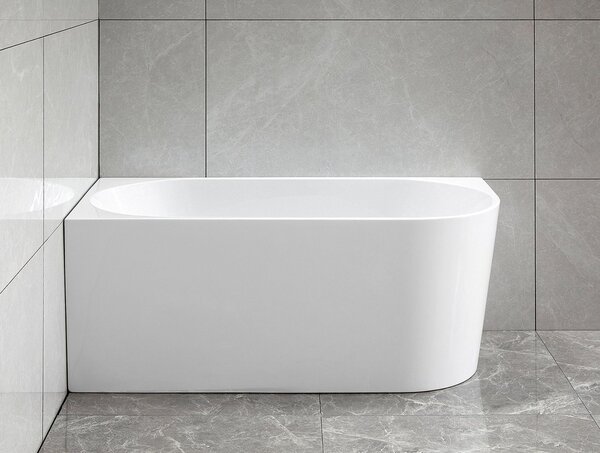 Aqualine Aqualine, TIBERA L sarok állókád 140x70cm, fehér, E1066
