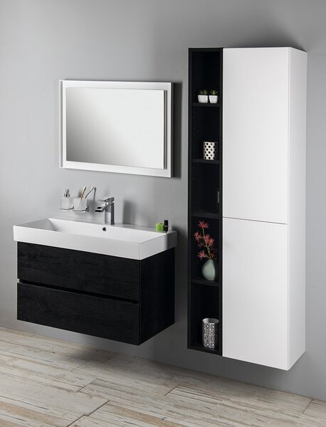 Sapho Sapho, FLUT LED háttérvilágítású tükör 600x800mm, fehér, FT060