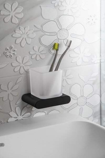 Sapho Sapho, FLORI üveg, tejüveg, fekete matrac, RF004/15