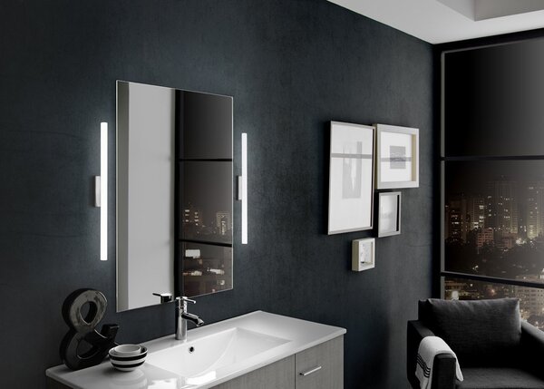 Sapho Sapho, IRENE 2 LED fali lámpa, 9 W, 500x35x77 mm, króm, E27556CI
