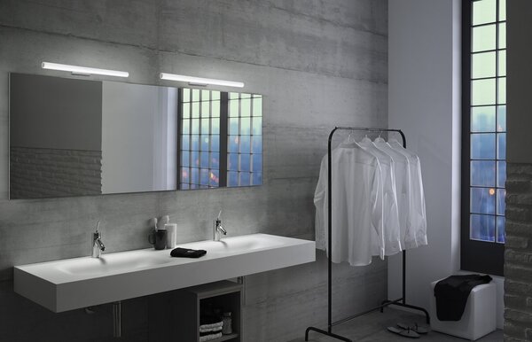 Sapho Sapho, IRENE 2 LED fali lámpa, 9 W, 500x35x77 mm, króm, E27556CI