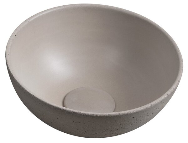 Sapho Sapho, MINOR beton munkalap mosogató, átmérő 26 cm, homok, MR26014