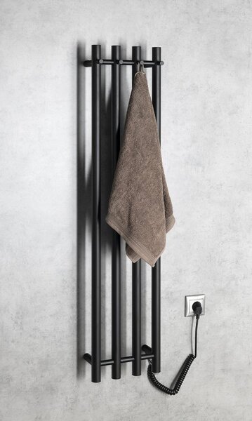 Sapho Sapho, PAPINADO elektromos törölközőszárító, 263x1200mm, 85W, króm, ER750
