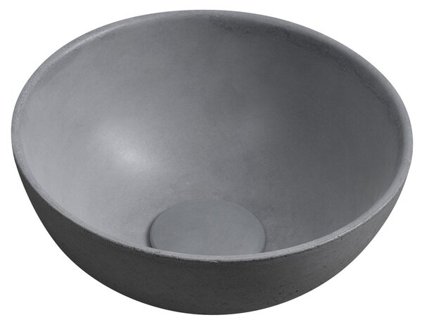 Sapho Sapho, MINOR beton munkalap mosogató, átmérő 26 cm, szürke, MR26017
