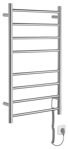Sapho Sapho, REDONDO elektromos törölközőszárító, kerek, 500x900 mm, 75 W, polírozott rozsdamentes acél, ER220V