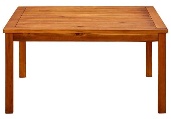 Tömör akácfa kerti dohányzóasztal 85 x 85 x 45 cm