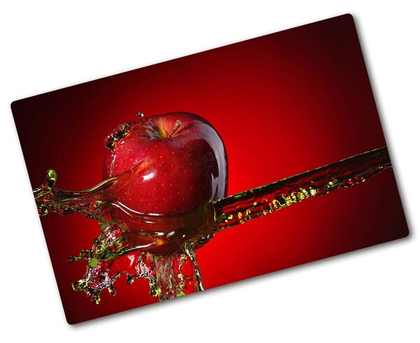 Edzett üveg vágódeszka Az apple és a víz
