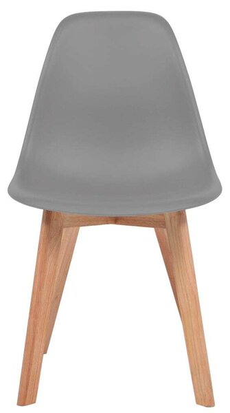 Modern Szürke Műanyag Étkezőszék - 6 db