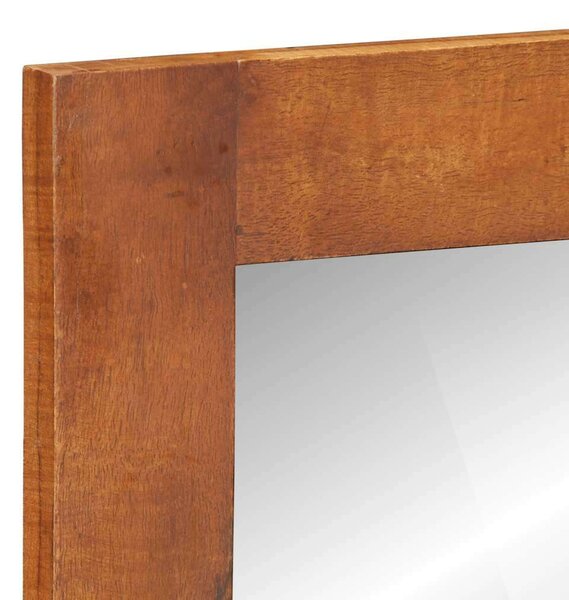 VidaXL fali tükör fiókokkal 60x33x90 cm tömör fa akácfa