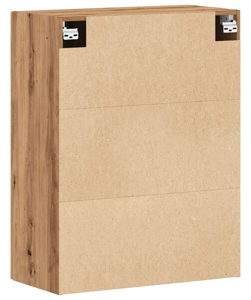 VidaXL kézműves tölgy színű fali szekrény 69,5x34x90 cm