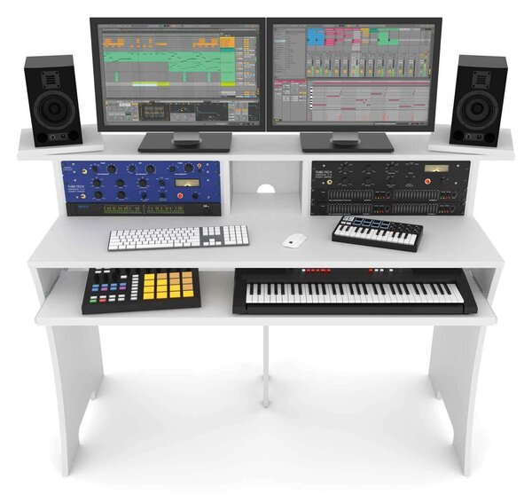Glorious Workbench White Stúdió asztal (fehér)