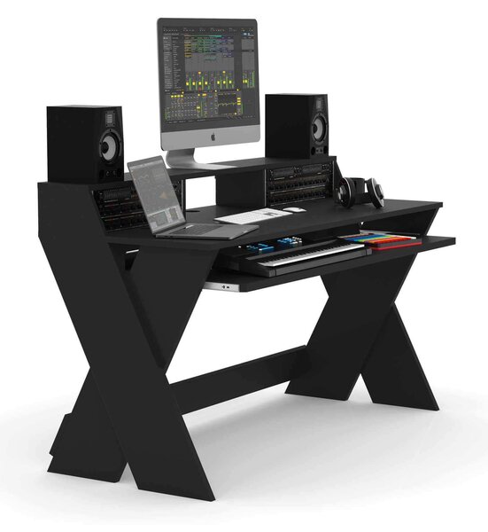 Glorious Sound Desk Pro Black Stúdió asztal (fekete)