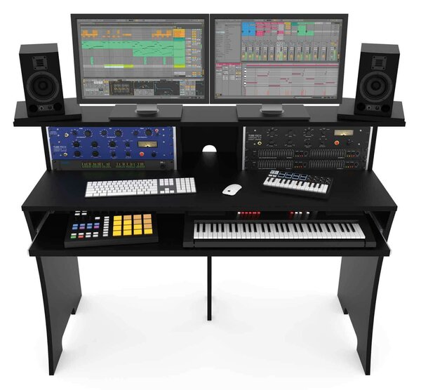 Glorious Workbench Black Stúdió asztal (fekete)