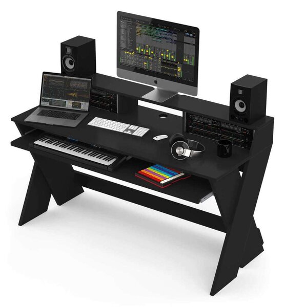 Glorious Sound Desk Pro Black Stúdió asztal (fekete)