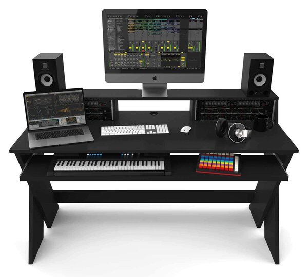 Glorious Sound Desk Pro Black Stúdió asztal (fekete)